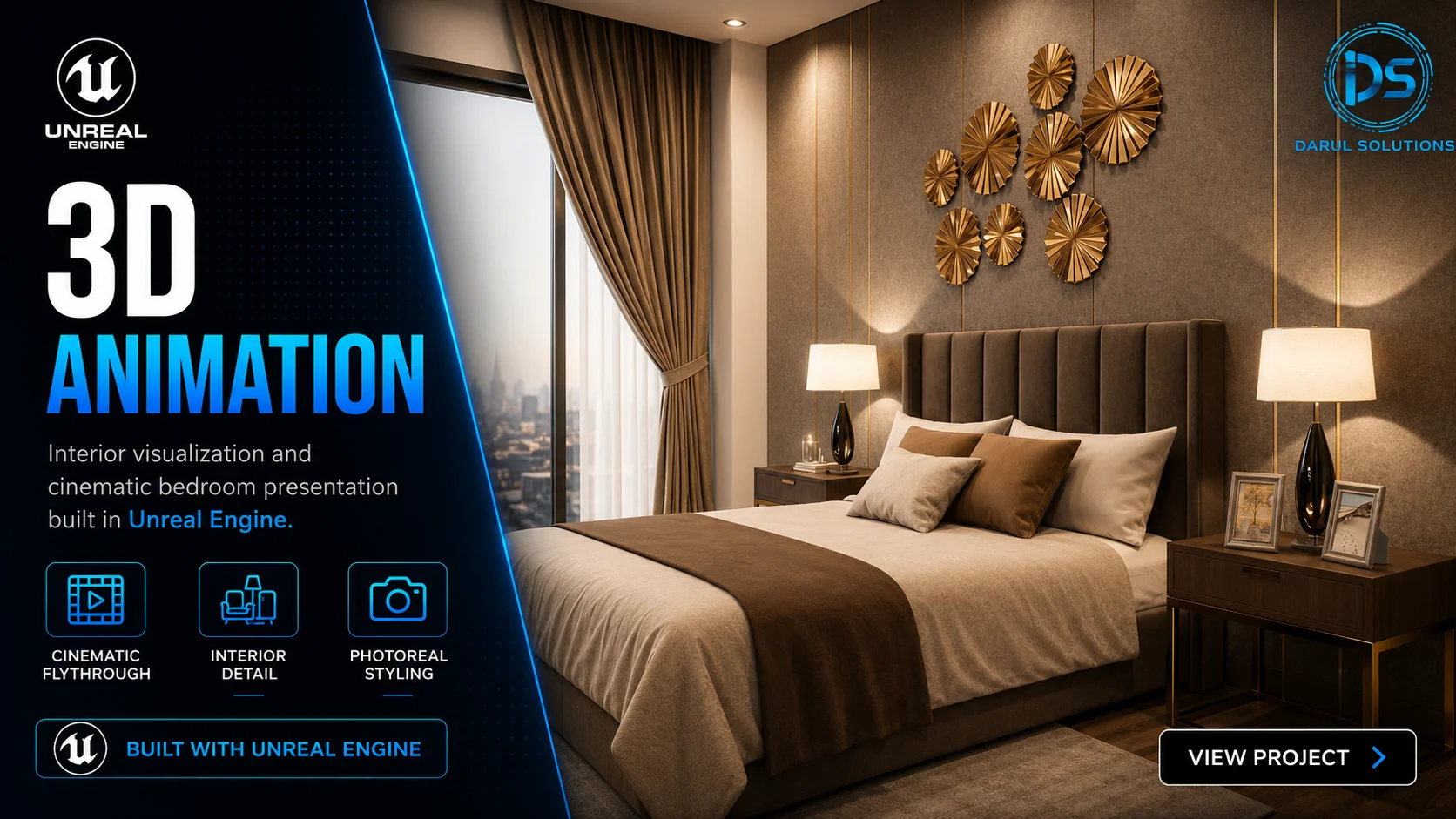 SKY LARK Interior Animation - 3D Animations visualization screenshot 1